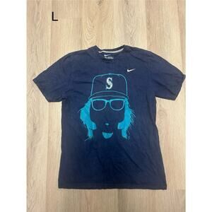 Nike Seattle Mariners Men's MLB T-Shirt Navy Blue Size L
